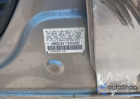 2007 Honda Fit из США, поврежденный, VIN JHMGD38417S004082